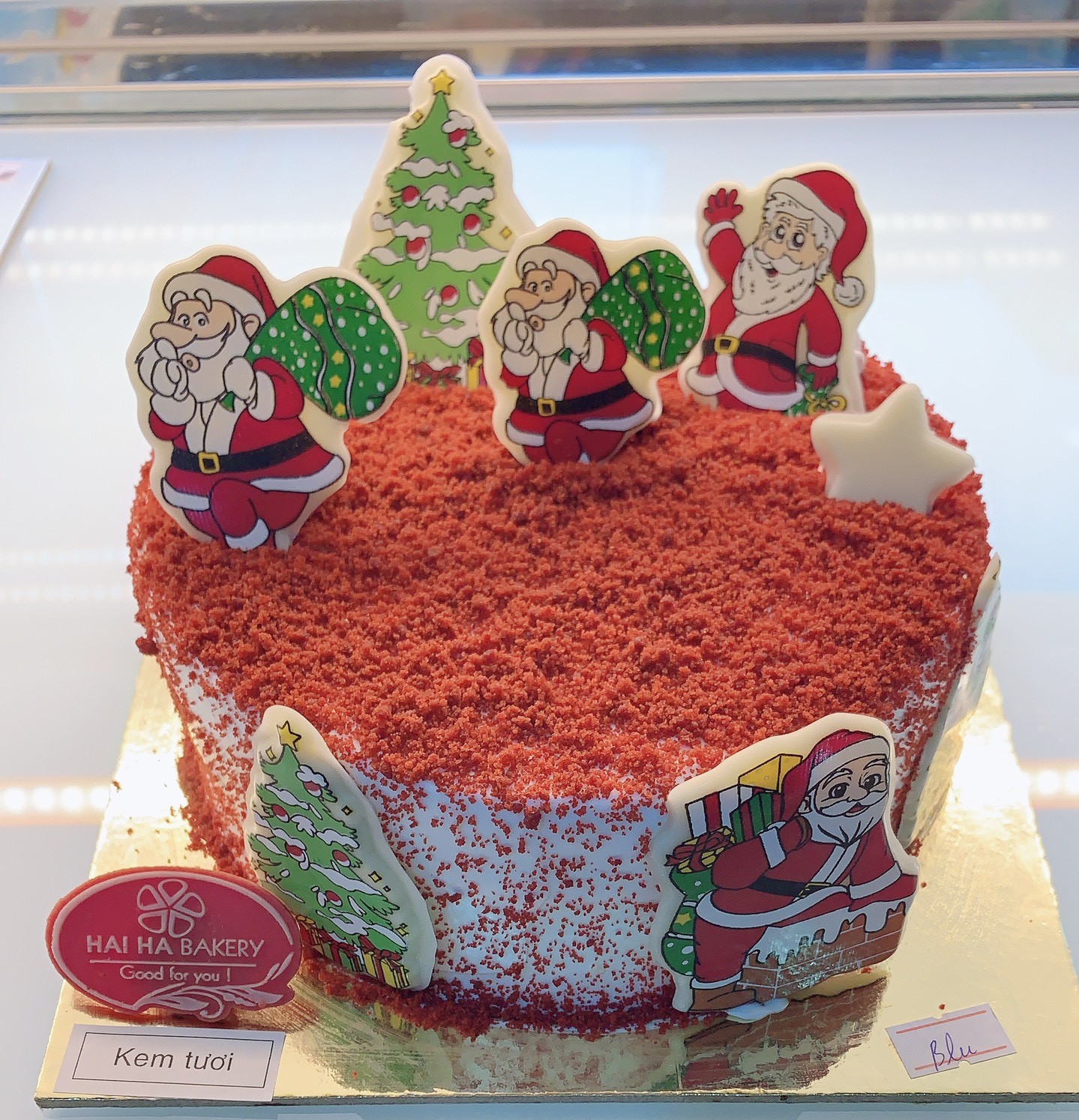 Santa Clause Red Cake